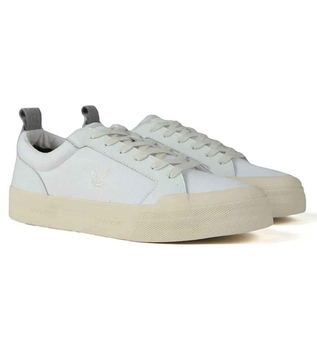 White Canvas Shoes by Lyle & Scott