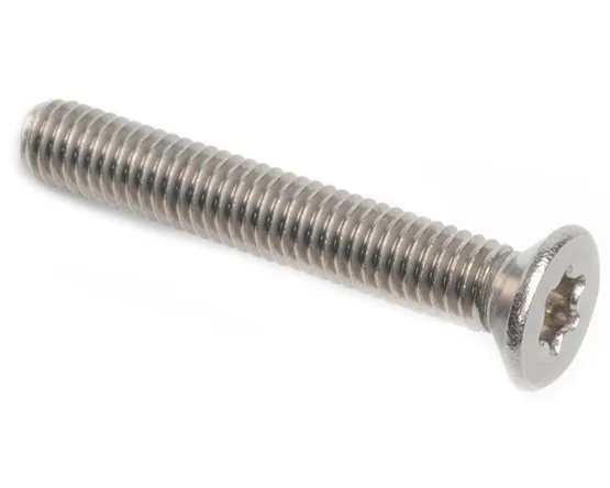 M2 X 14 TX6 COUNTERSUNK MACHINE SCREW DIN 965 A2 STAINLESS STEEL