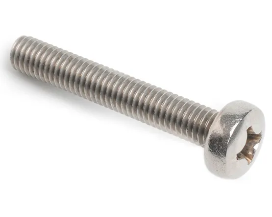 M8 X 16 PHILLIPS PAN MACHINE SCREW DIN 7985H A2 STAINLESS STEEL