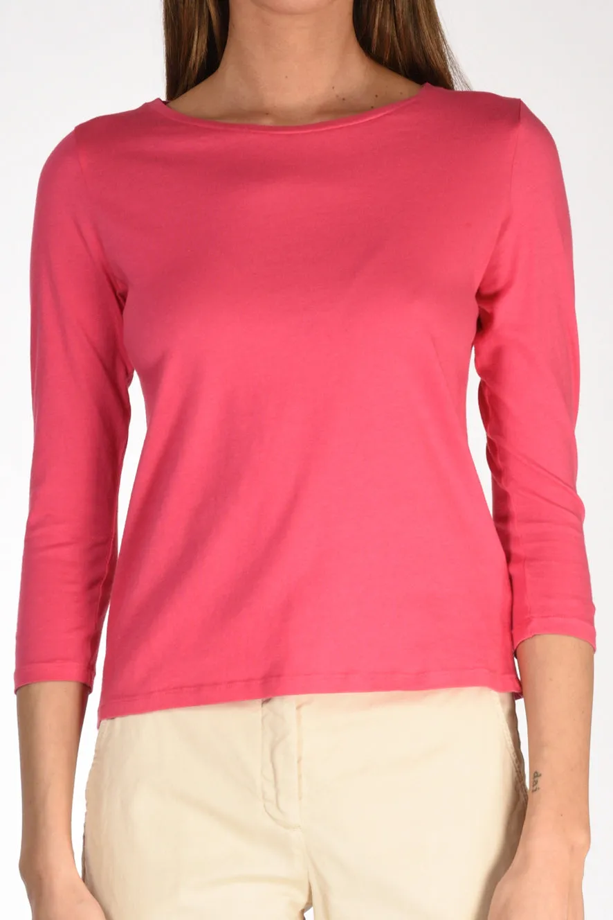 Majestic Filatures Paris Tshirt M. 3-4 Fuchsia Women