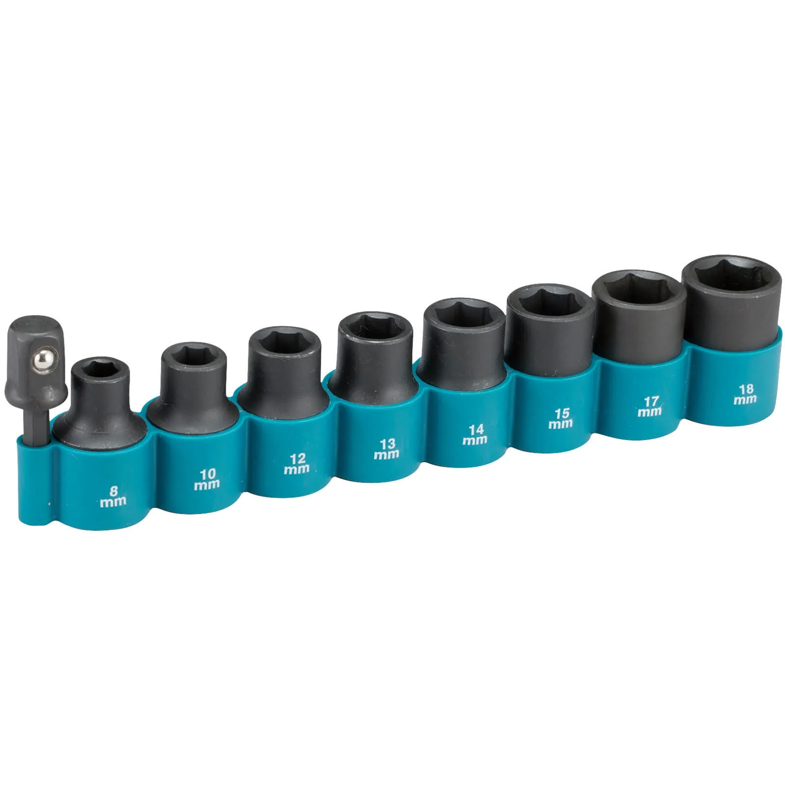 Makita 9 Piece 1/2" Drive Impact Socket Set