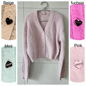 Mardi Mercredi Plain Cardigans | Casual Style for Heart