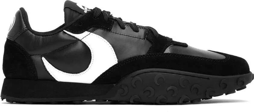 Marine Serre Black MS-Rise 22 Sneakers