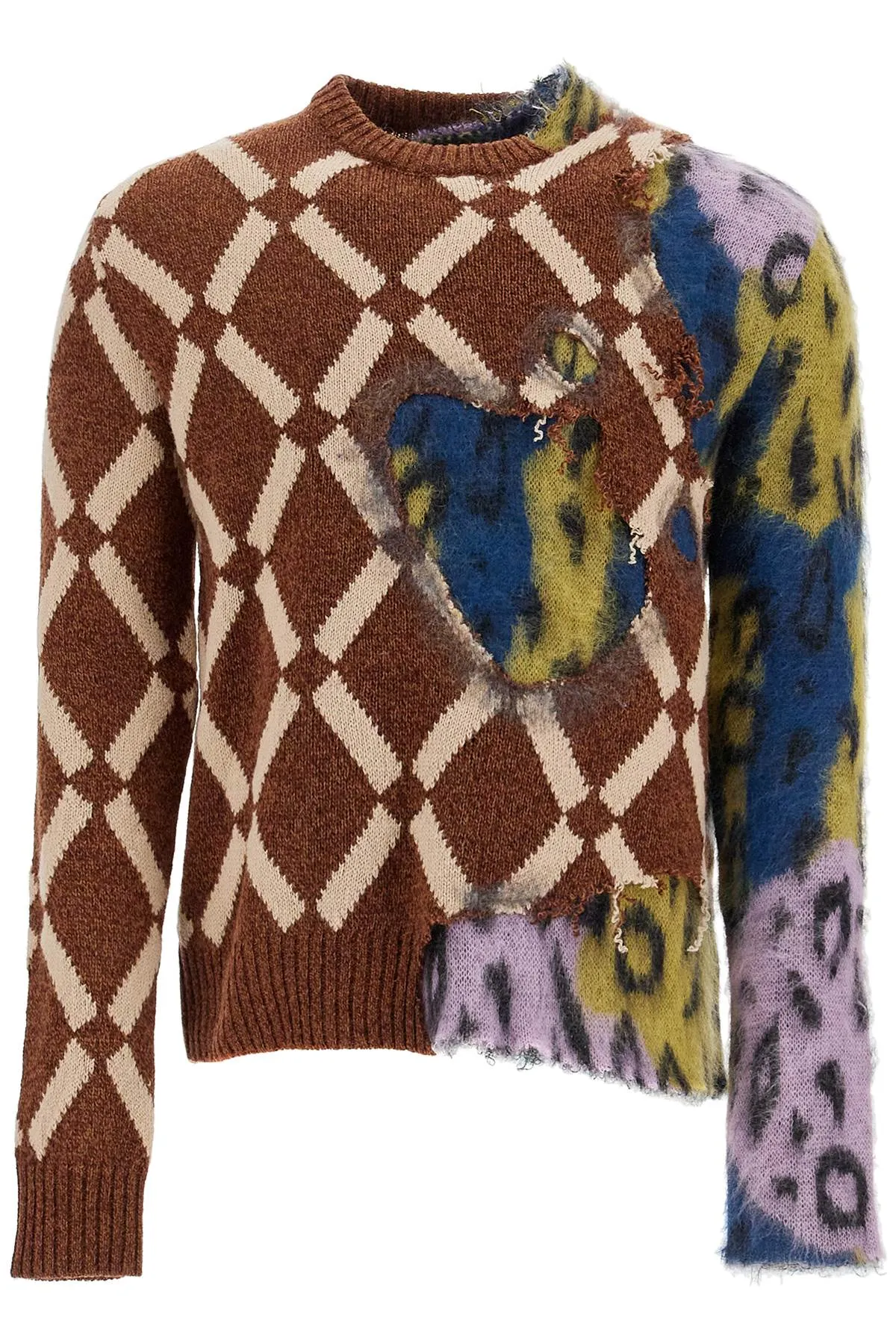 Marni Wool Mohair Multicolor Two In One