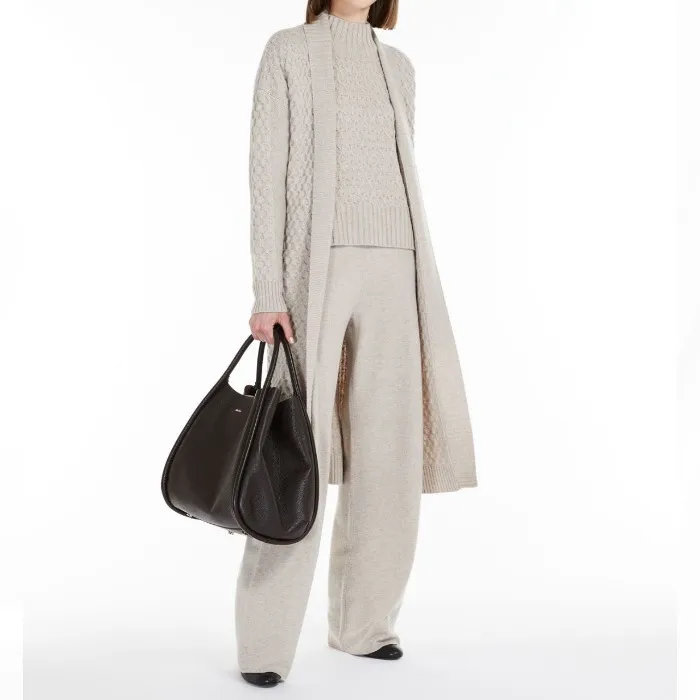 Max Mara Studio Casual Wool Long Sleeves Party Office Style.