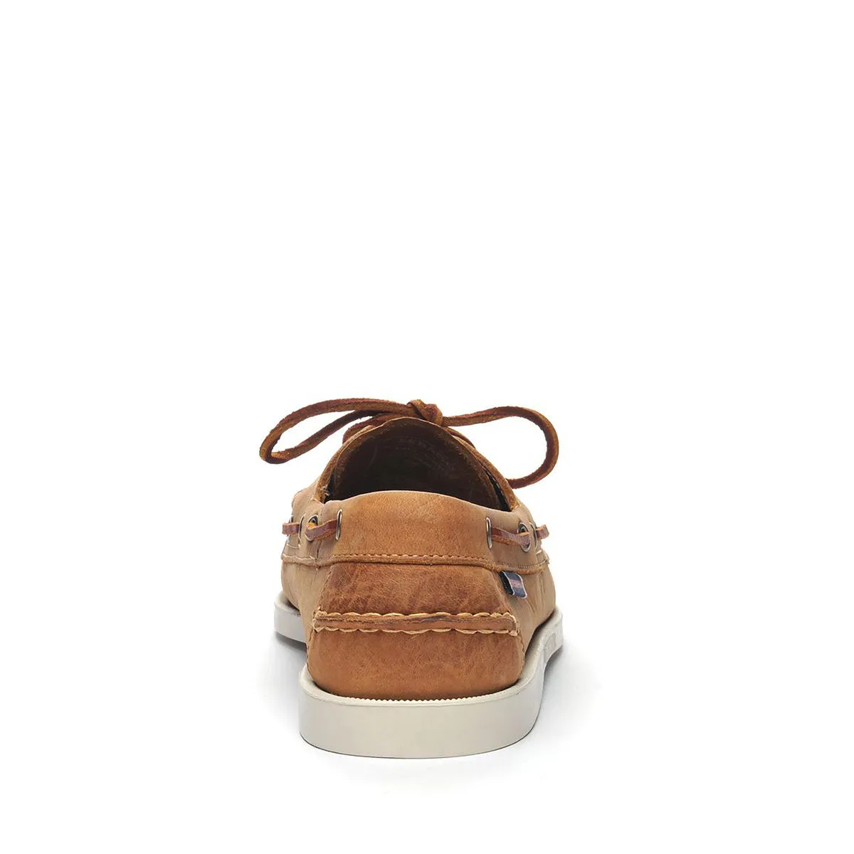 Brown Tan Leather Boat Mens Dockside Portland Sebago Shoes