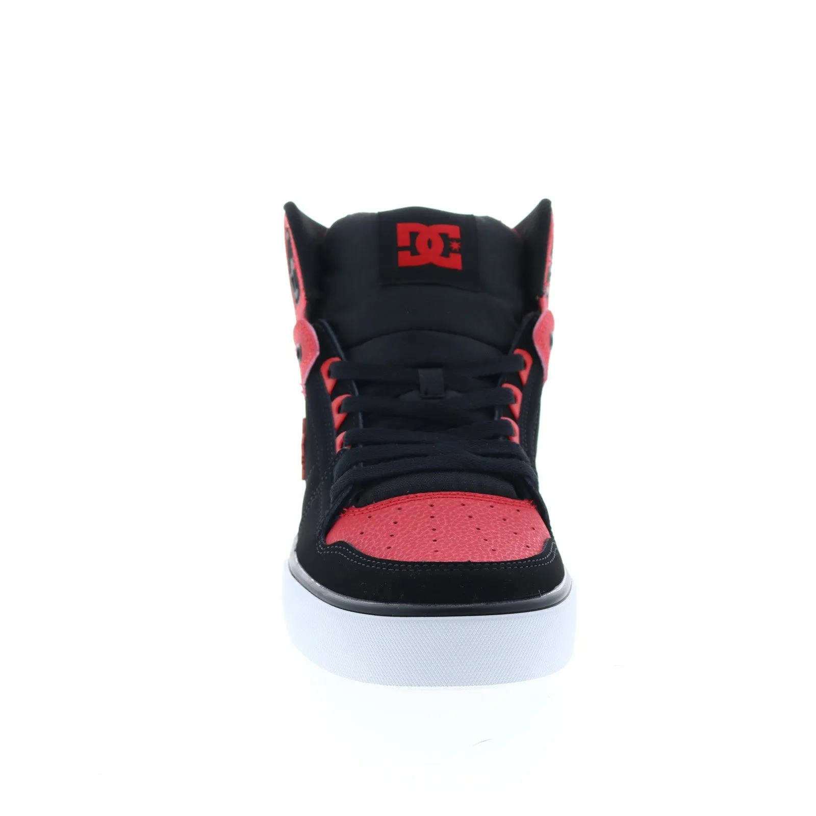 Men's Red High Top Skate Sneakers - DC Pure High Top WC FWB ADYS400043