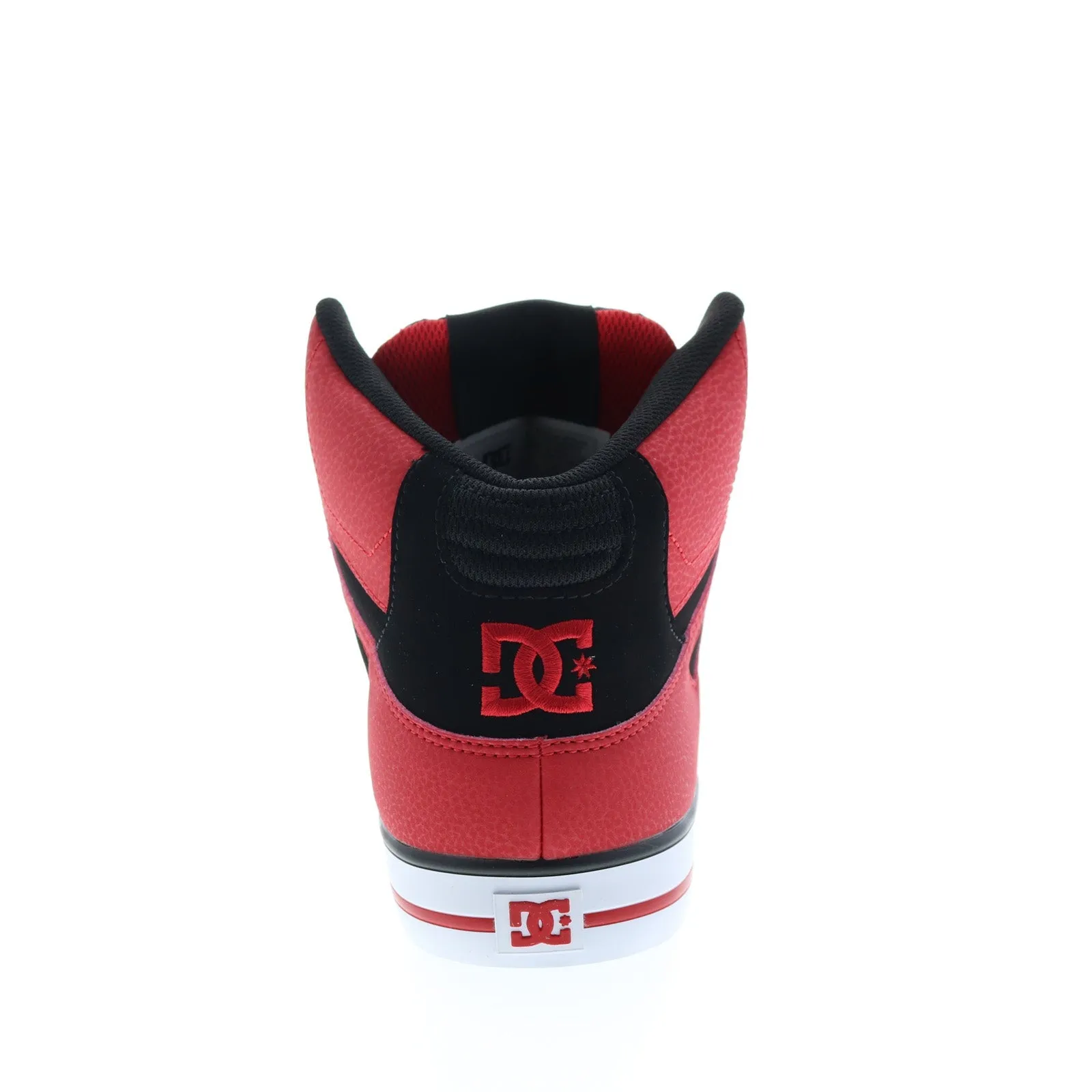 Men's Red High Top Skate Sneakers - DC Pure High Top WC FWB ADYS400043