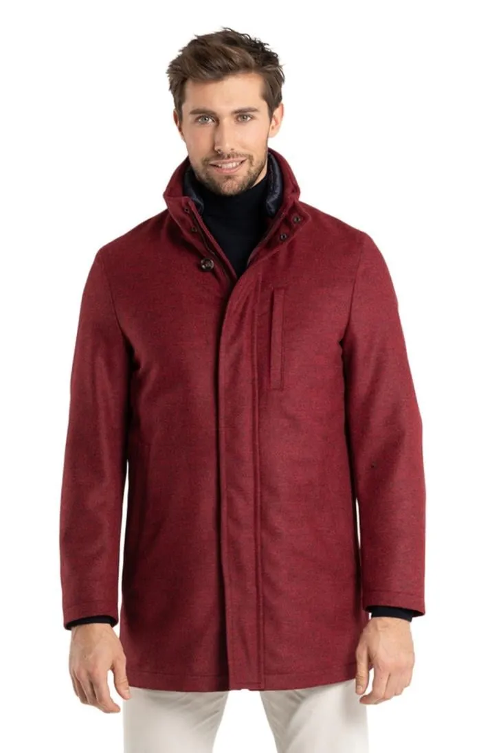 Ronny Wool Cashmere Short Coat for Men