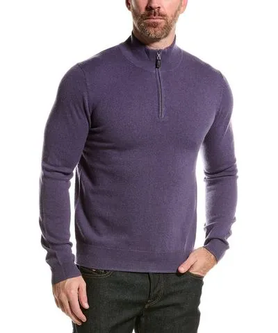 Mette Cashmere 1/4 Zip Mock Sweater