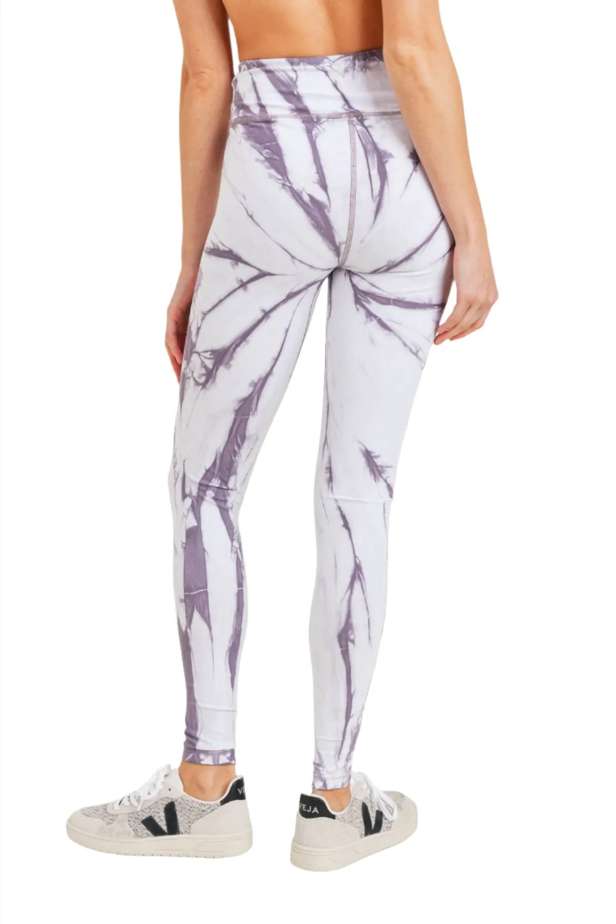 Mono B Tie-Dye High-Waist Leggings - Full Length