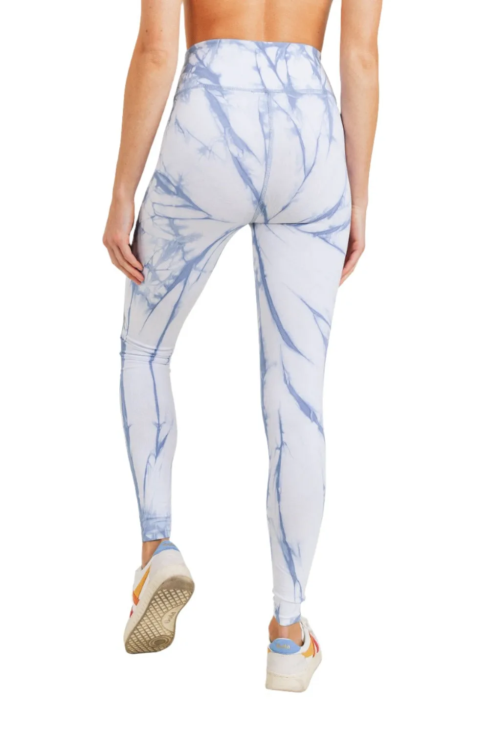 Mono B Tie-Dye High-Waist Leggings - Full Length