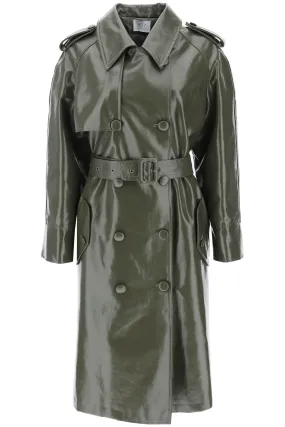 MVP Wardrobe Montenapoleone Trench Coat Military Green