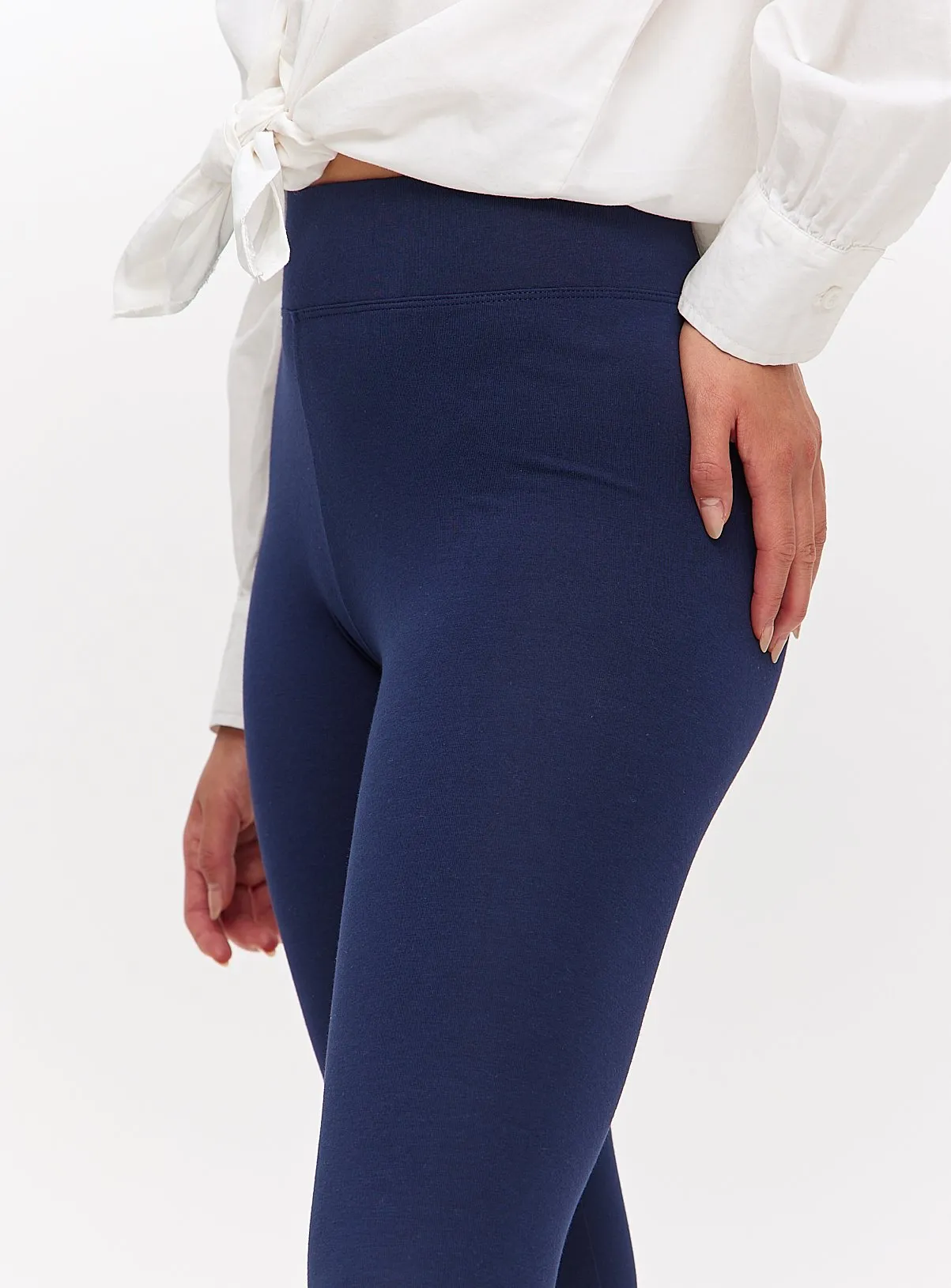 Navy Modal Blend Soft Touch Leggings XXL | Shop Leggings at Tu.