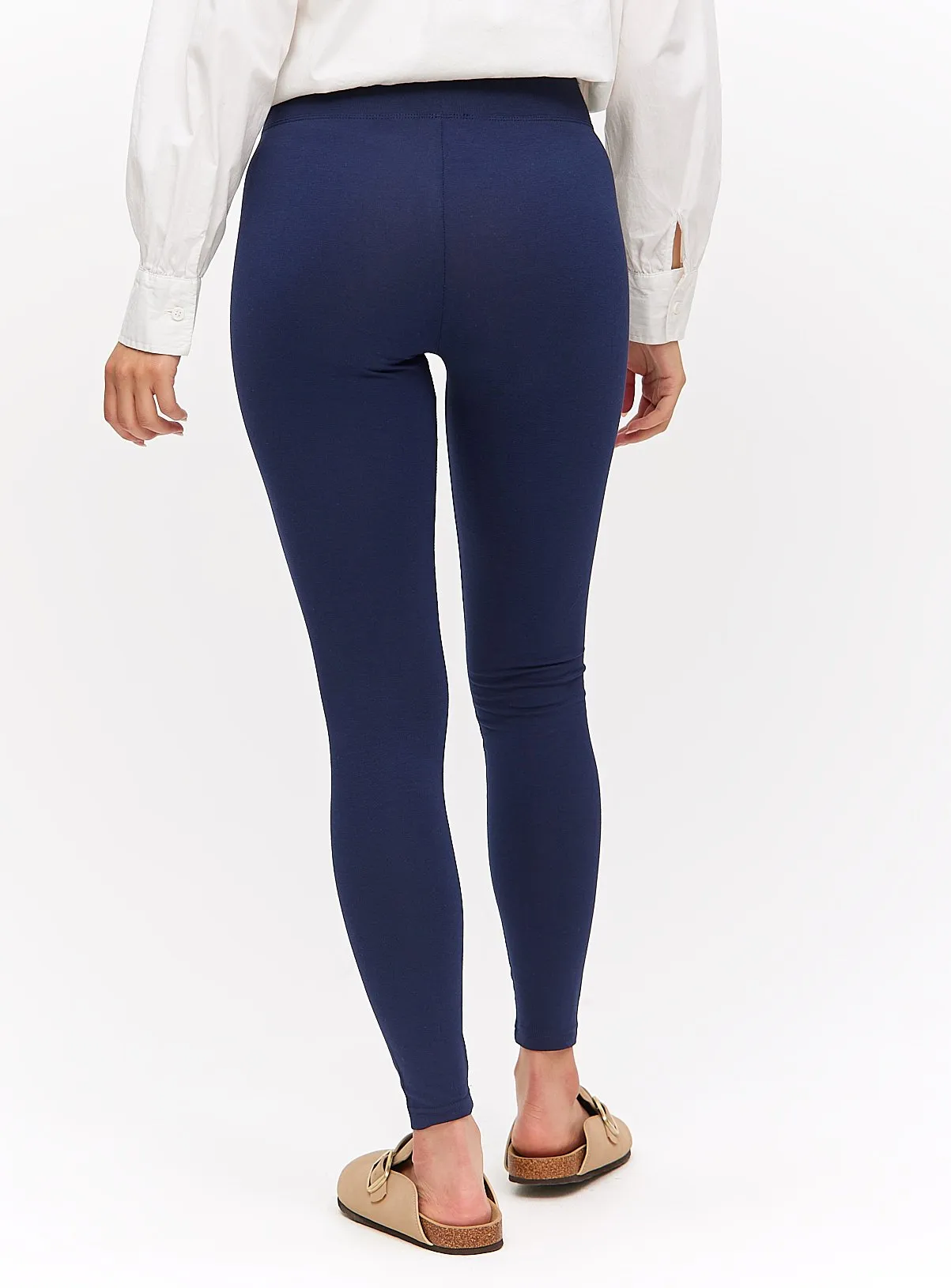 Navy Modal Blend Soft Touch Leggings XXL | Shop Leggings at Tu.