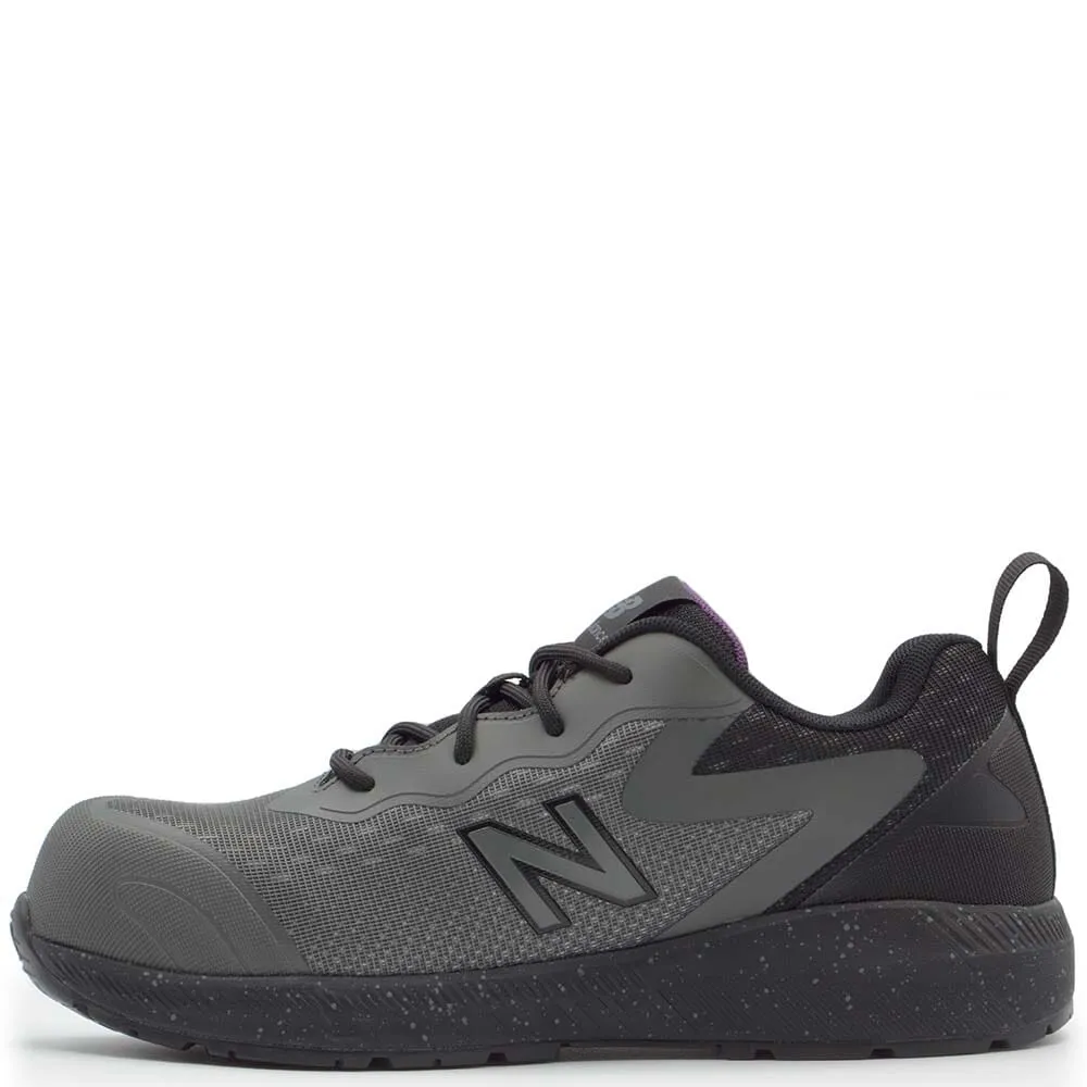 Grey/Black New Balance Women's Logic CT SD10 Safety Shoes