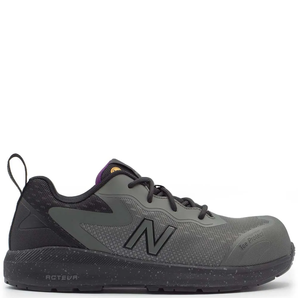 Grey/Black New Balance Women's Logic CT SD10 Safety Shoes