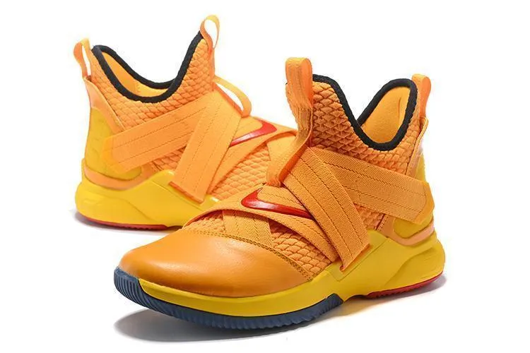 Nike Lebron Soldier XII 12 SFG EP Orange Yellow Men's Shoes