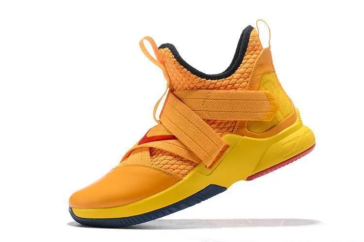 Nike Lebron Soldier XII 12 SFG EP Orange Yellow Men's Shoes