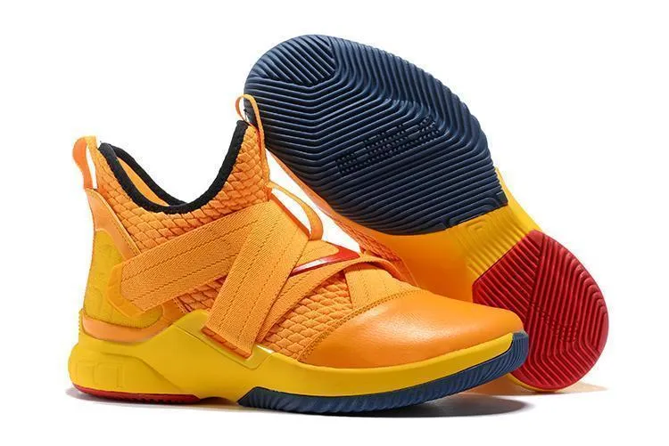 Nike Lebron Soldier XII 12 SFG EP Orange Yellow Men's Shoes