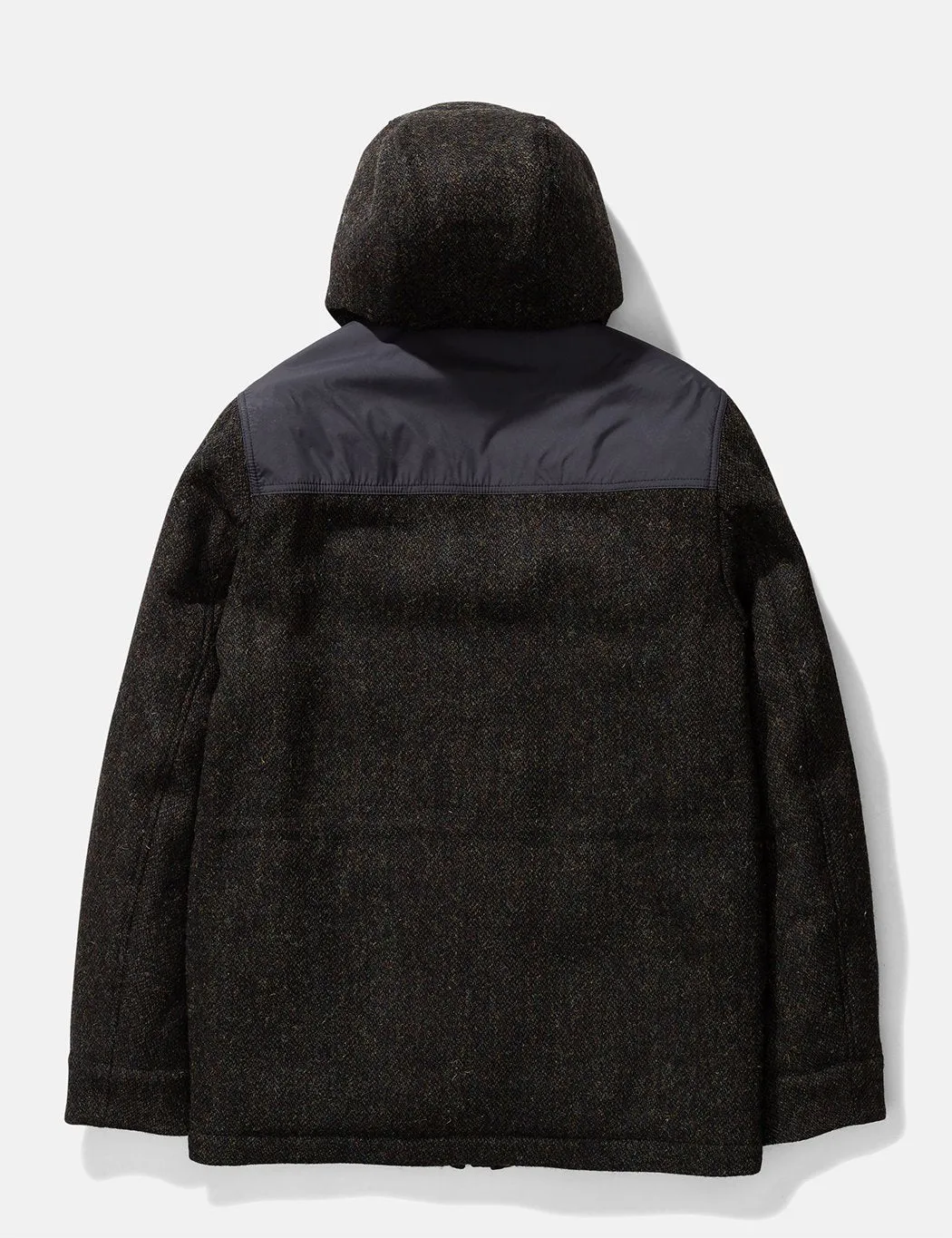 Norse Projects Nunk Harris Tweed Coat - Black Multi - Shop Now