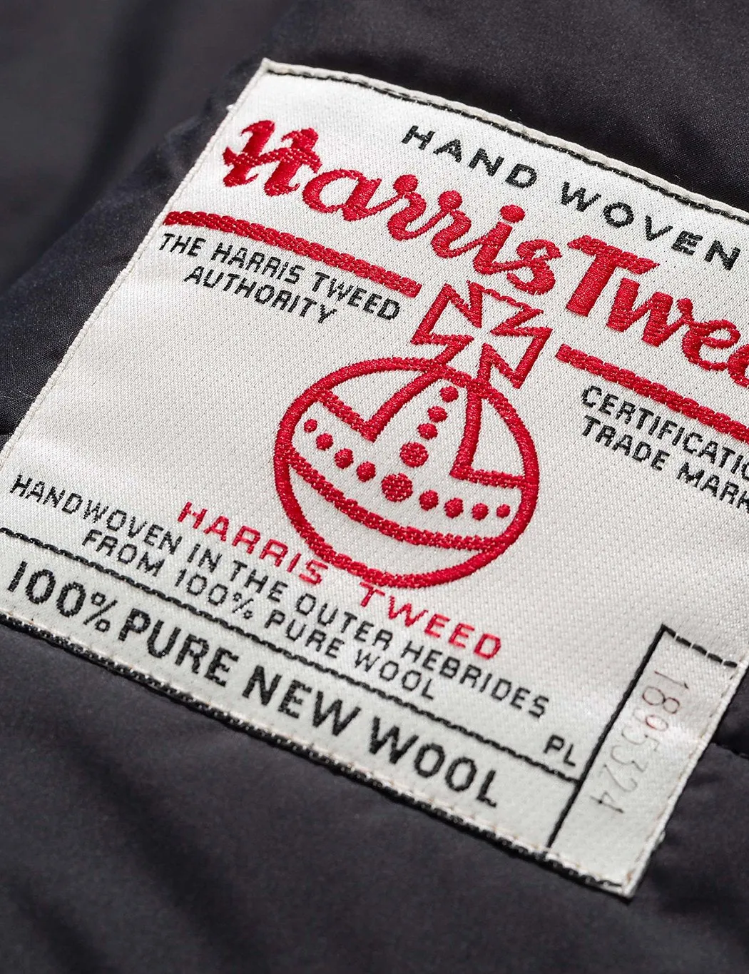 Norse Projects Nunk Harris Tweed Coat - Black Multi - Shop Now