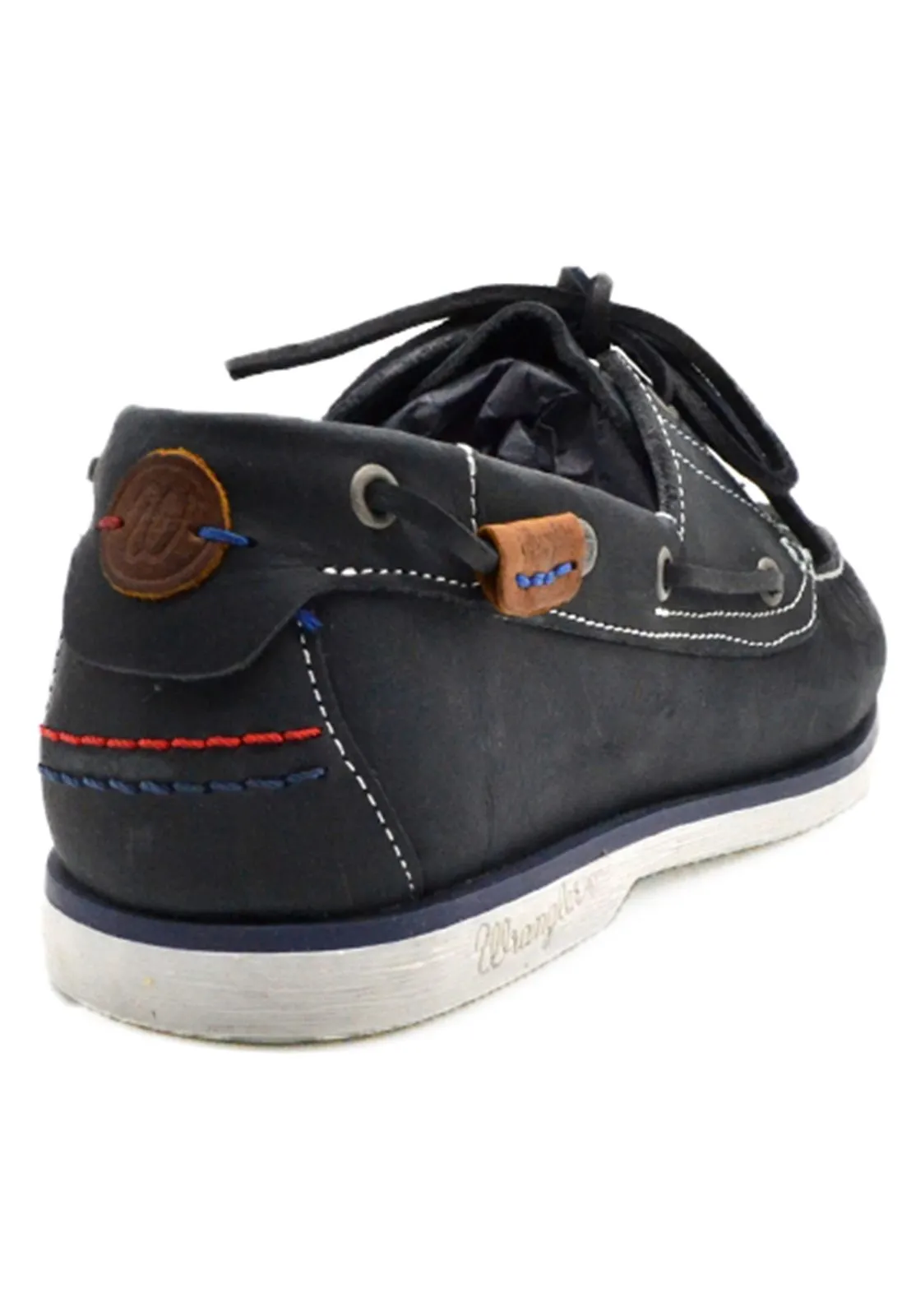 Ocean Navy Leather Boat Shoes