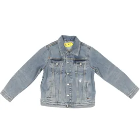 Off-White Denim Jacket for Boys, Size 8