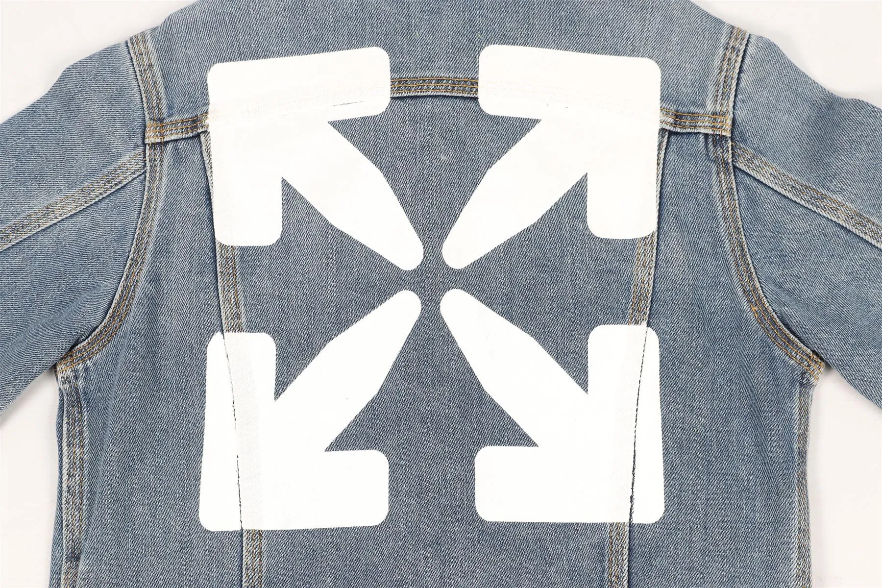 Off-White Denim Jacket for Boys, Size 8