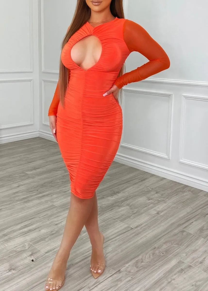 Orange Lornie Dress