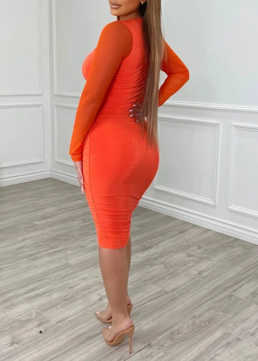 Orange Lornie Dress