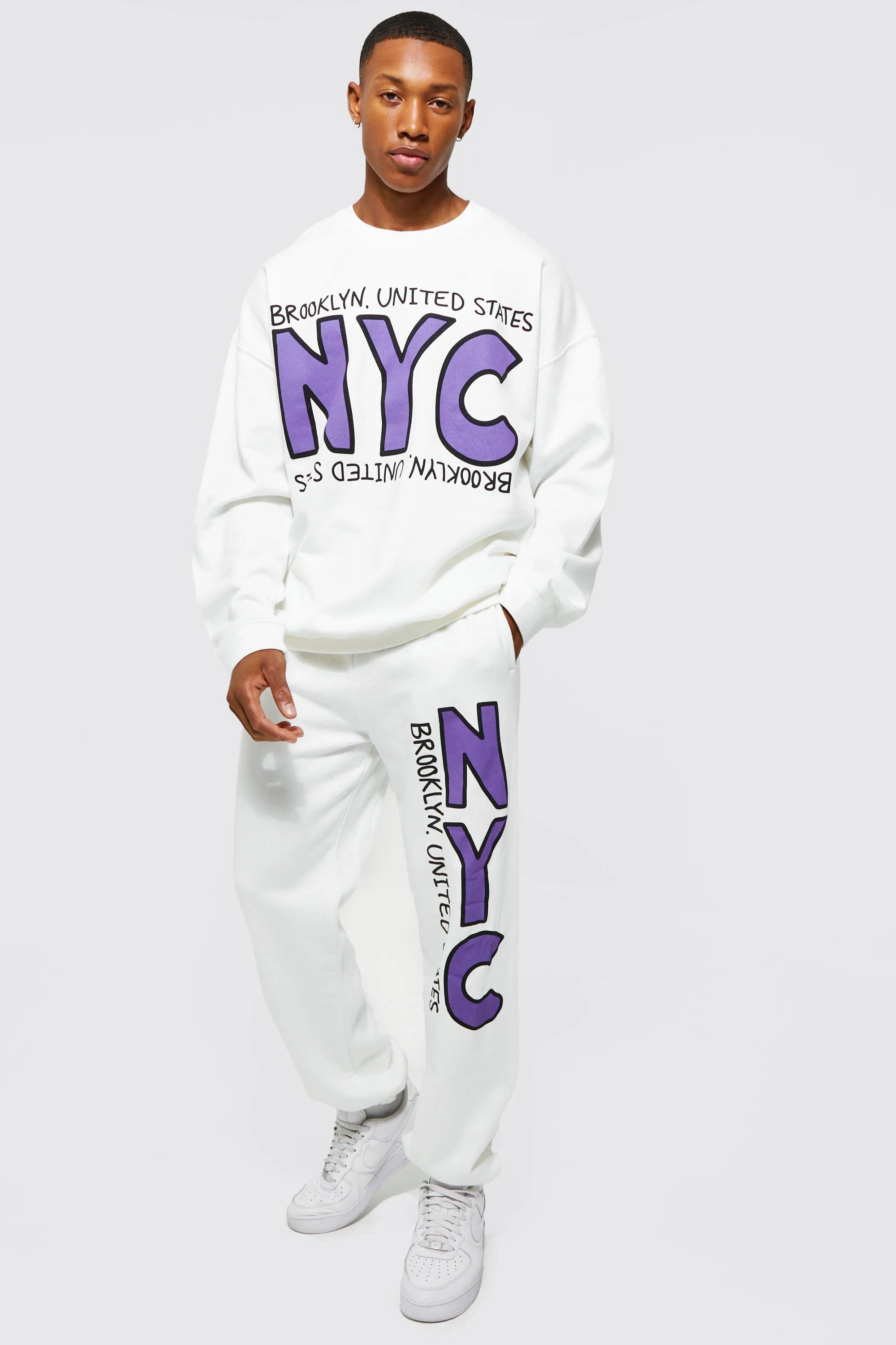 Tracksuit Sweater - Oversized Nyc