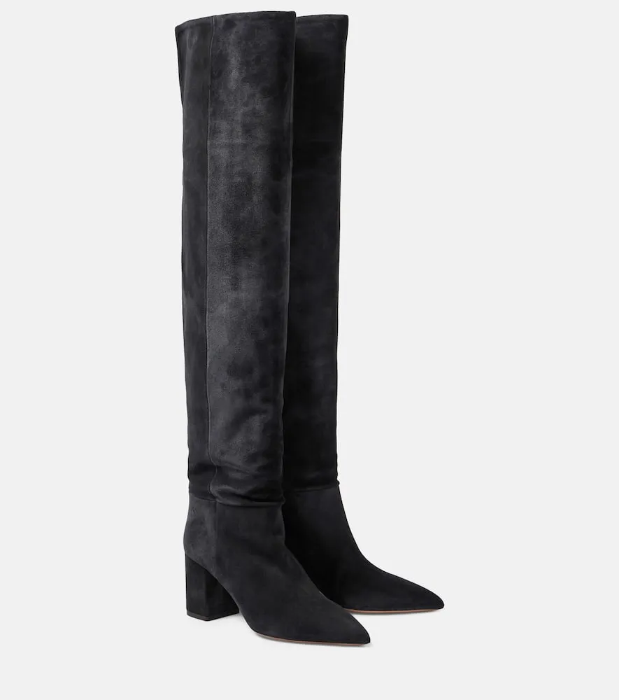 Paris Texas Anja Suede Over-the-Knee Boots