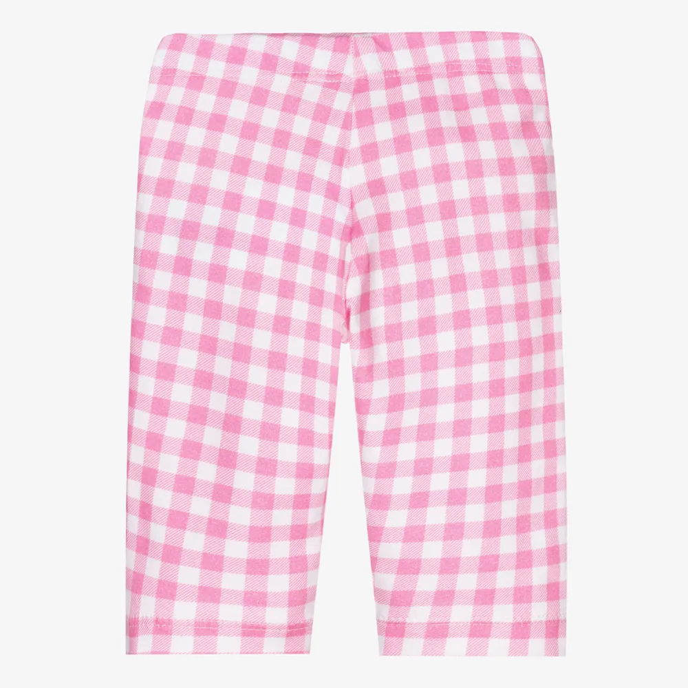 Pink Check Tweety Leggings - Cute Women's Printed Leggings