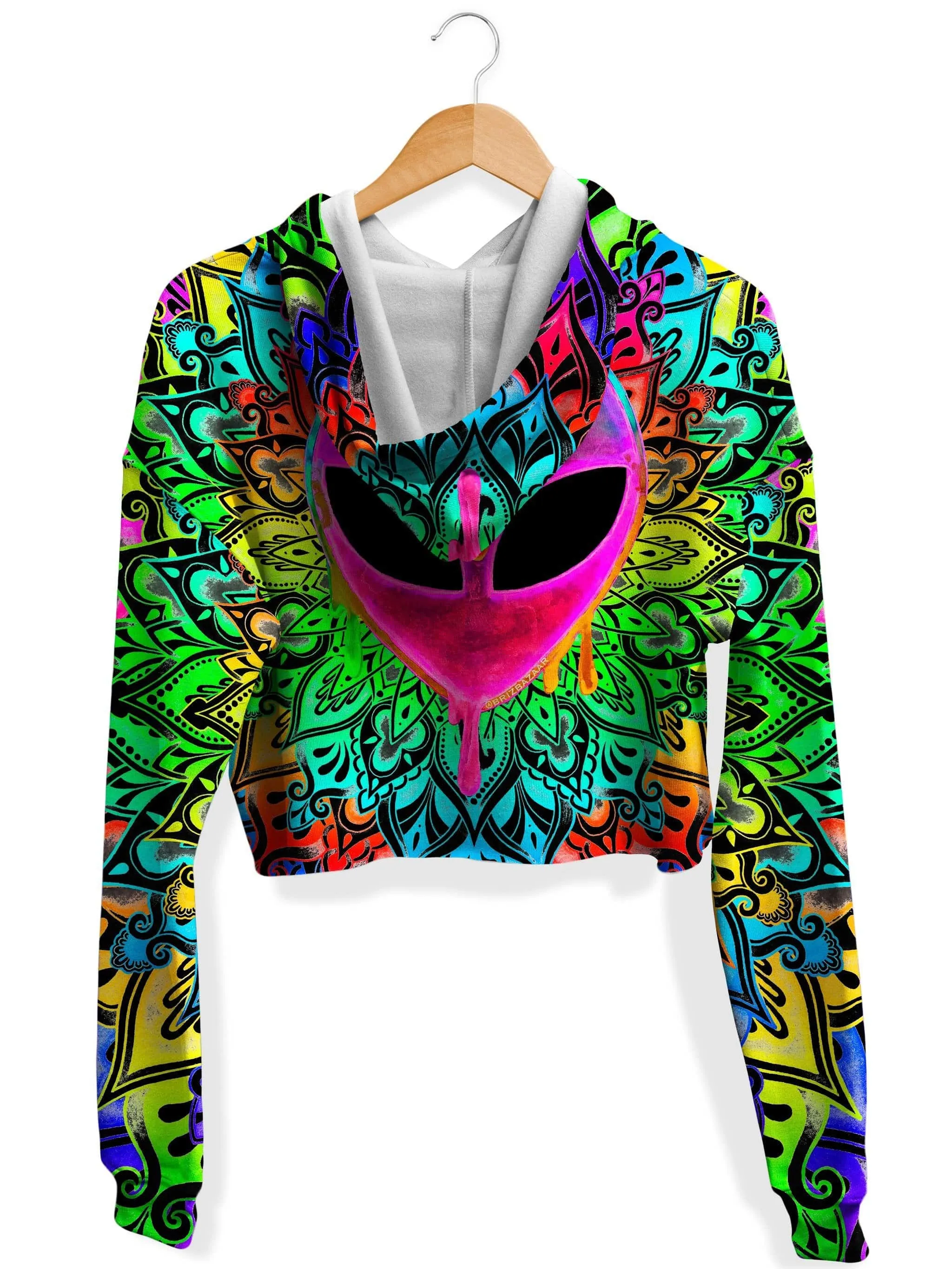 Psychedelic Alien Pink Hoodie