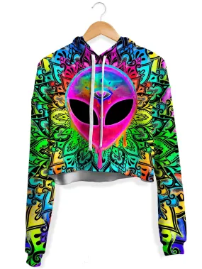 Psychedelic Alien Pink Hoodie