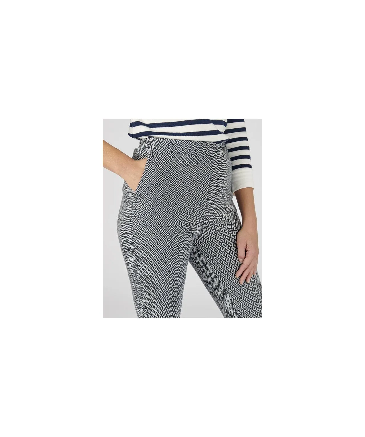 Jacquard Pull-on Trousers