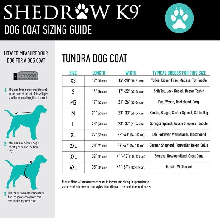 Red Shedrow K9 Tundra Coat