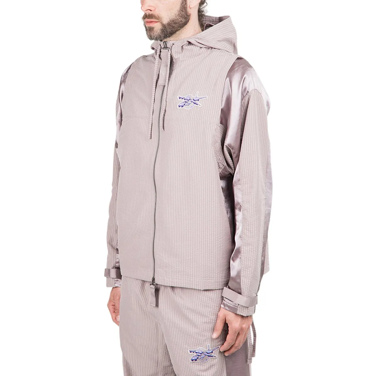 Reebok Cottweiler Convertible Jacket Grey Lilac