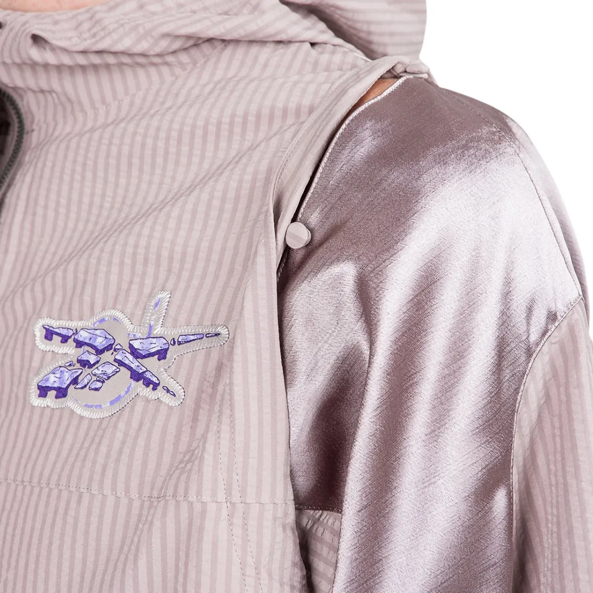 Reebok Cottweiler Convertible Jacket Grey Lilac