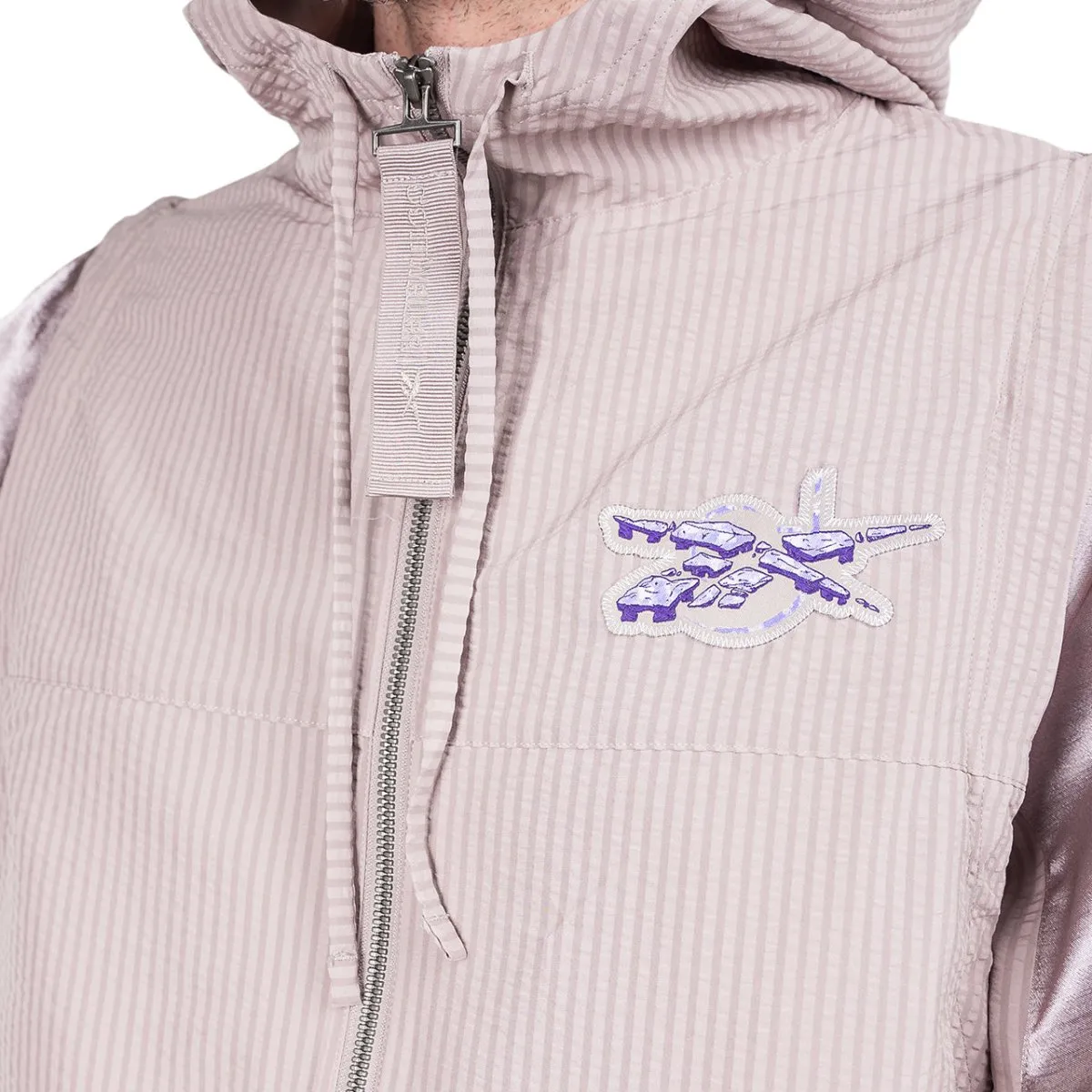 Reebok Cottweiler Convertible Jacket Grey Lilac