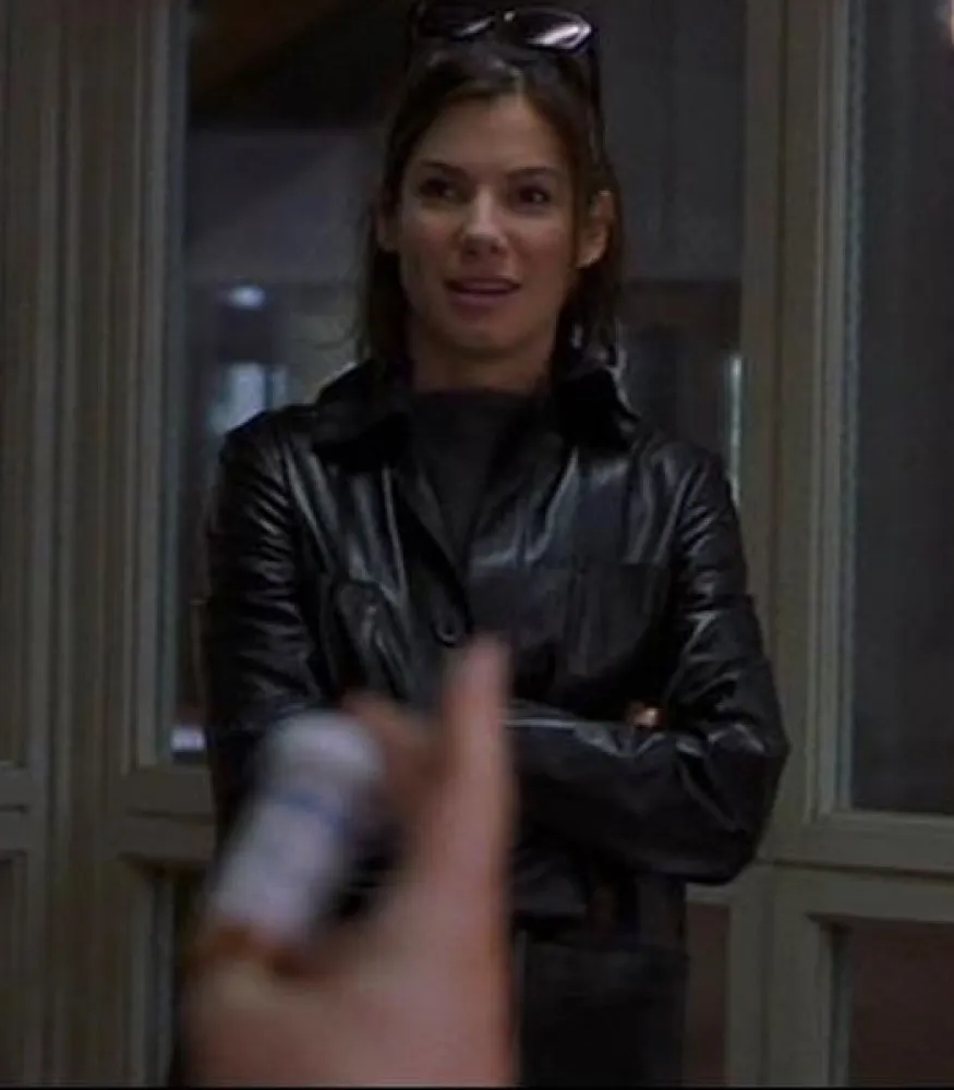 Sandra Bullock 28 Days black coat