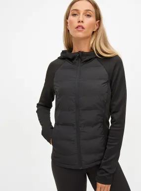 Shop Active Black Quilted Insulate Hooded Jacket M online - Hoodies and sweatshirts - Tu