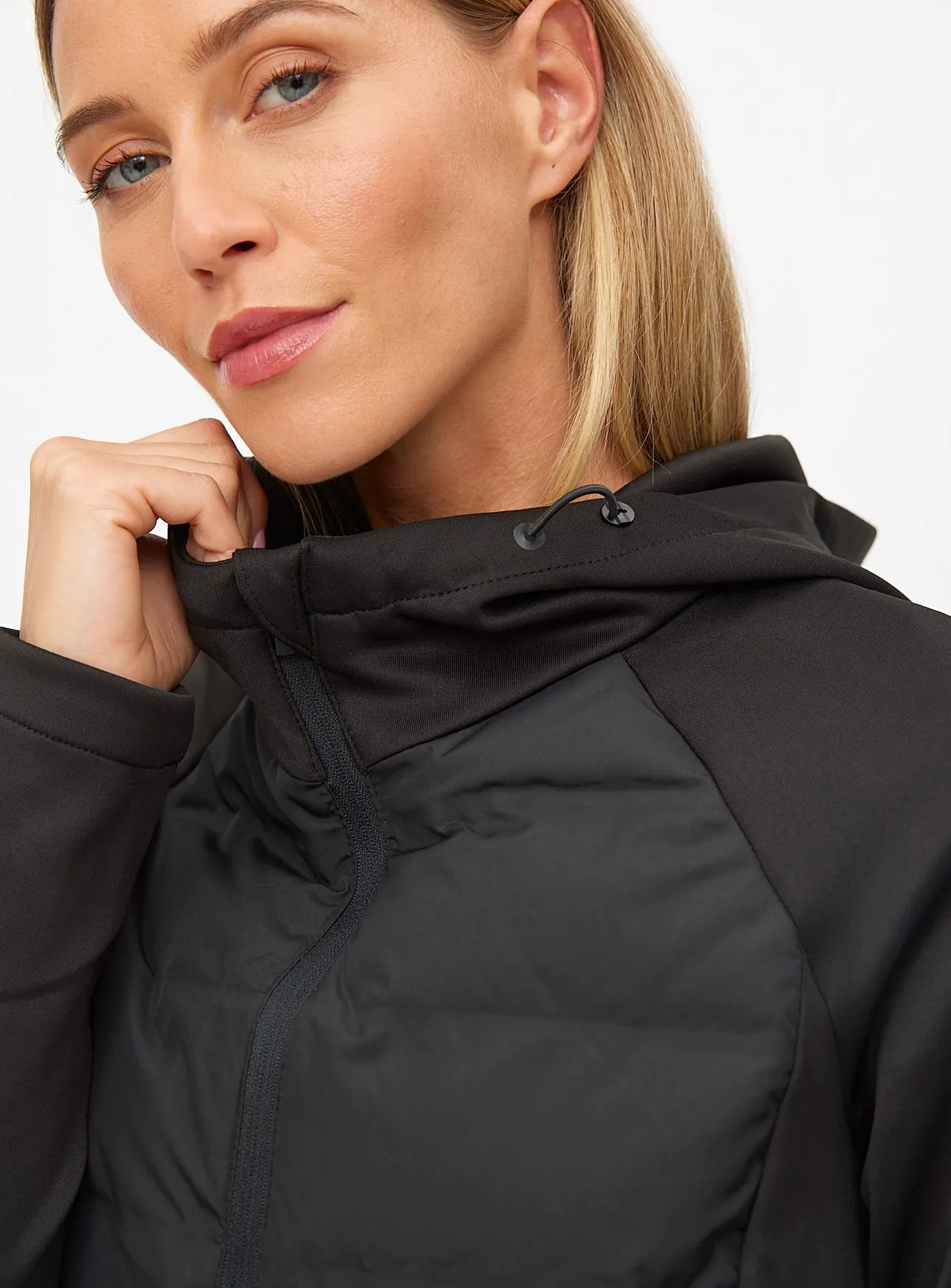 Shop Active Black Quilted Insulate Hooded Jacket M online - Hoodies and sweatshirts - Tu