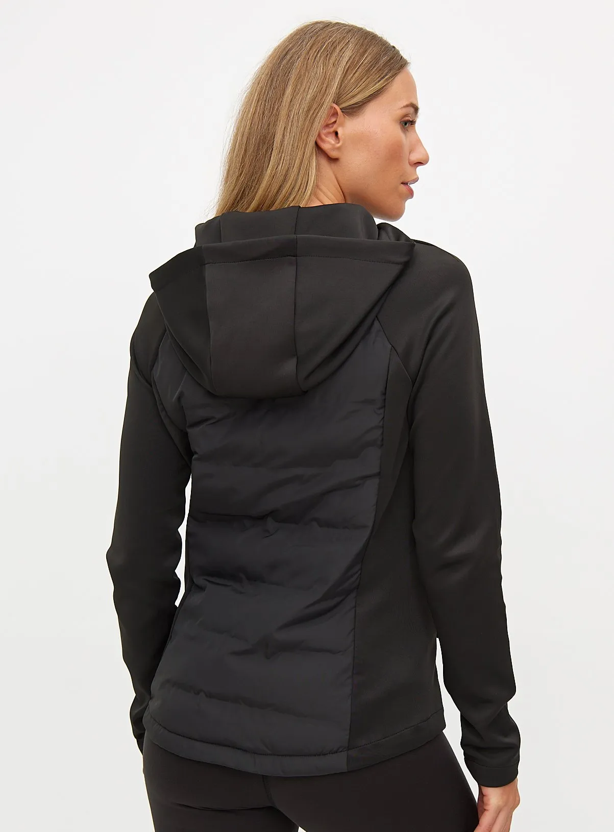 Shop Active Black Quilted Insulate Hooded Jacket M online - Hoodies and sweatshirts - Tu