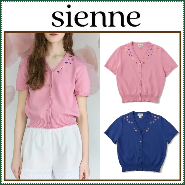 Sienne Casual Style Flower Patterns Cotton Street Style Nylon.