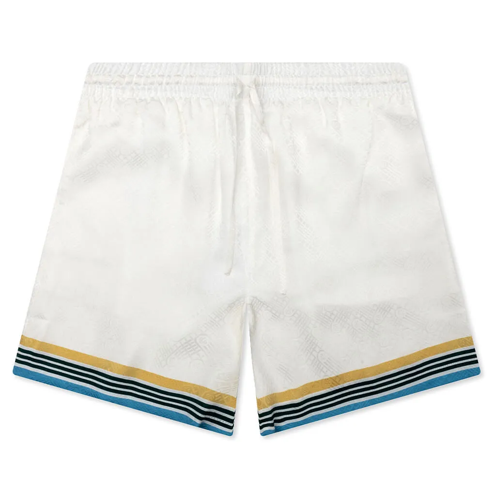 Casa Way Silk Shorts With Drawstrings