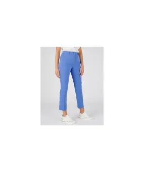 slim fit cropped trousers