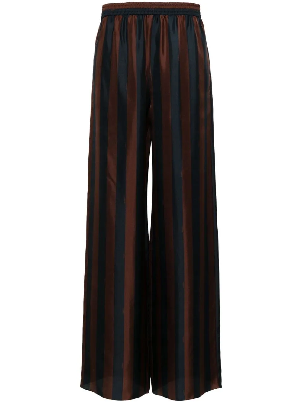 STRIPED SILK TROUSERS