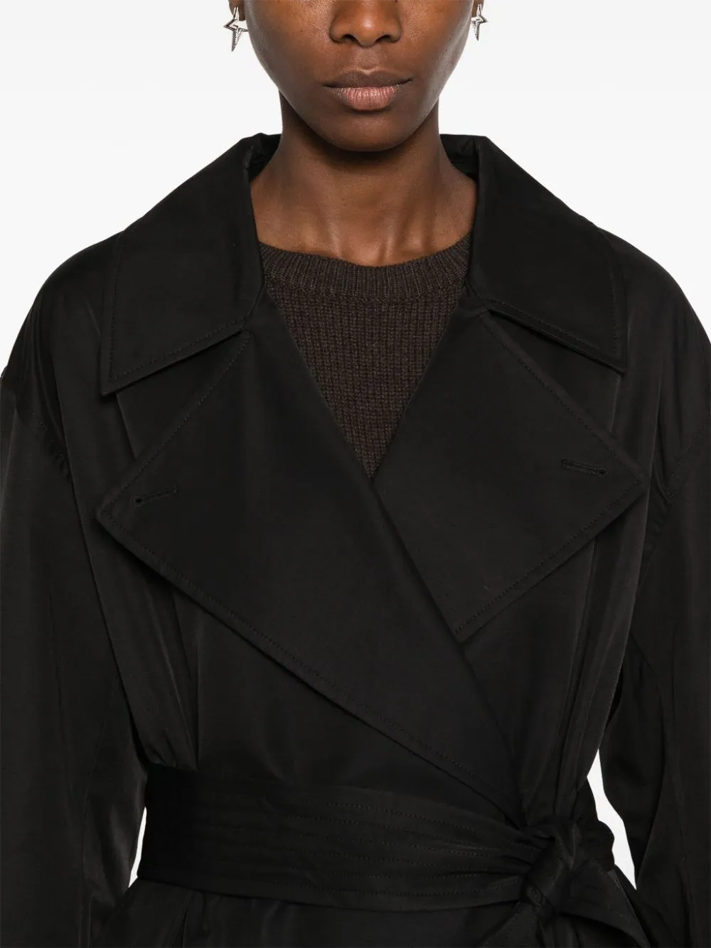 STUDIO NICHOLSON Belted Double-Breasted Jacket